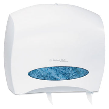 Kimberly-Clark Professional* Jrt Jr. Escort Jumbo Roll Bath Tissue Dispenser, 16 X 5.75 X 13.88, Pearl White freeshipping - TVN Wholesale